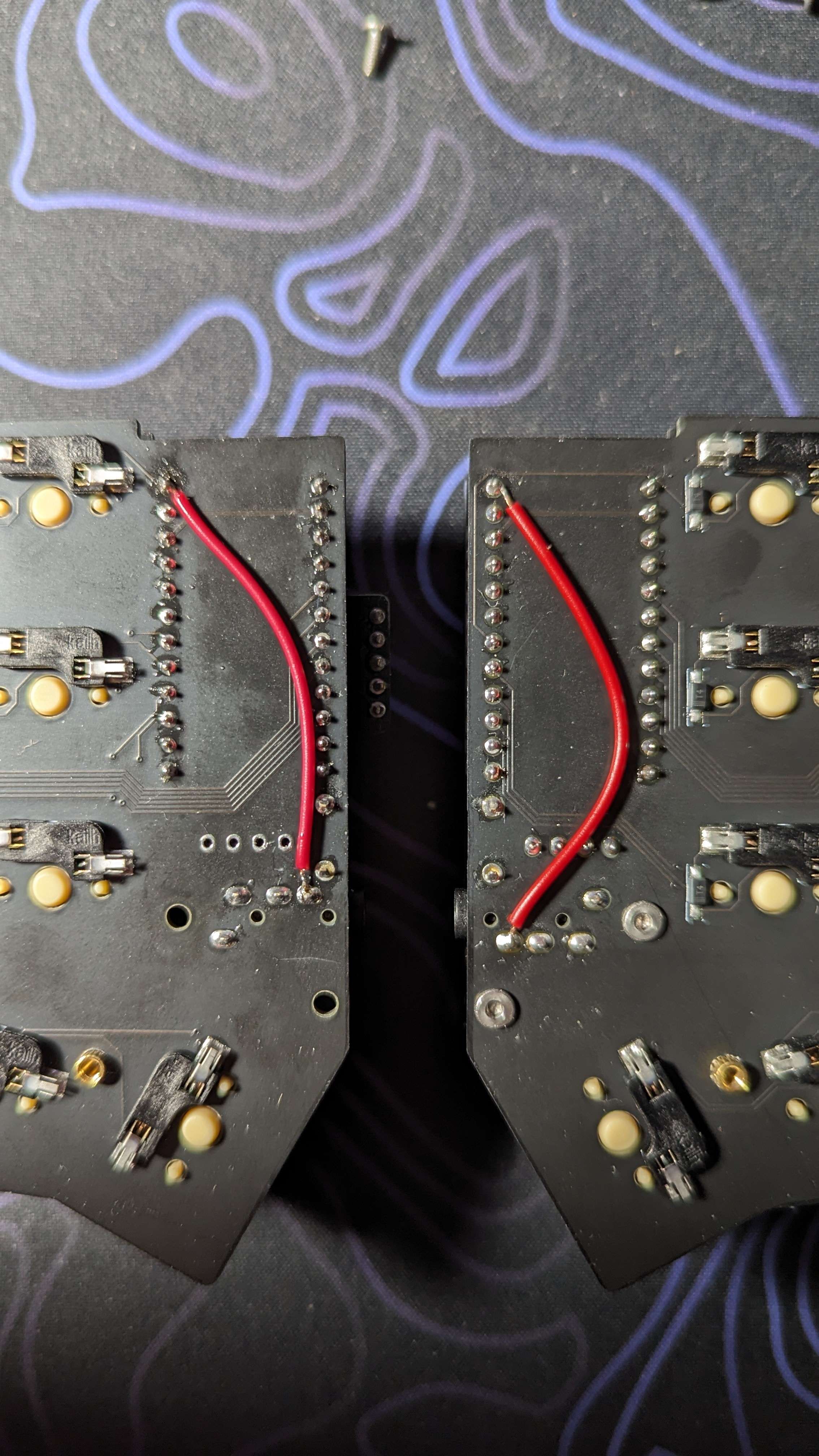 rewire shorted pins